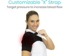 Shoulder Stability Brace - Injury Recovery Compression Support Sleeve - for Rotator Cuff Injuries(Black)