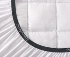 Dreamaker Bamboo Covered Ball Fibre King Single Bed Mattress Topper