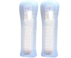2x TechFlo Soft Silicone Case Covers for Nintendo Wii Remote Control