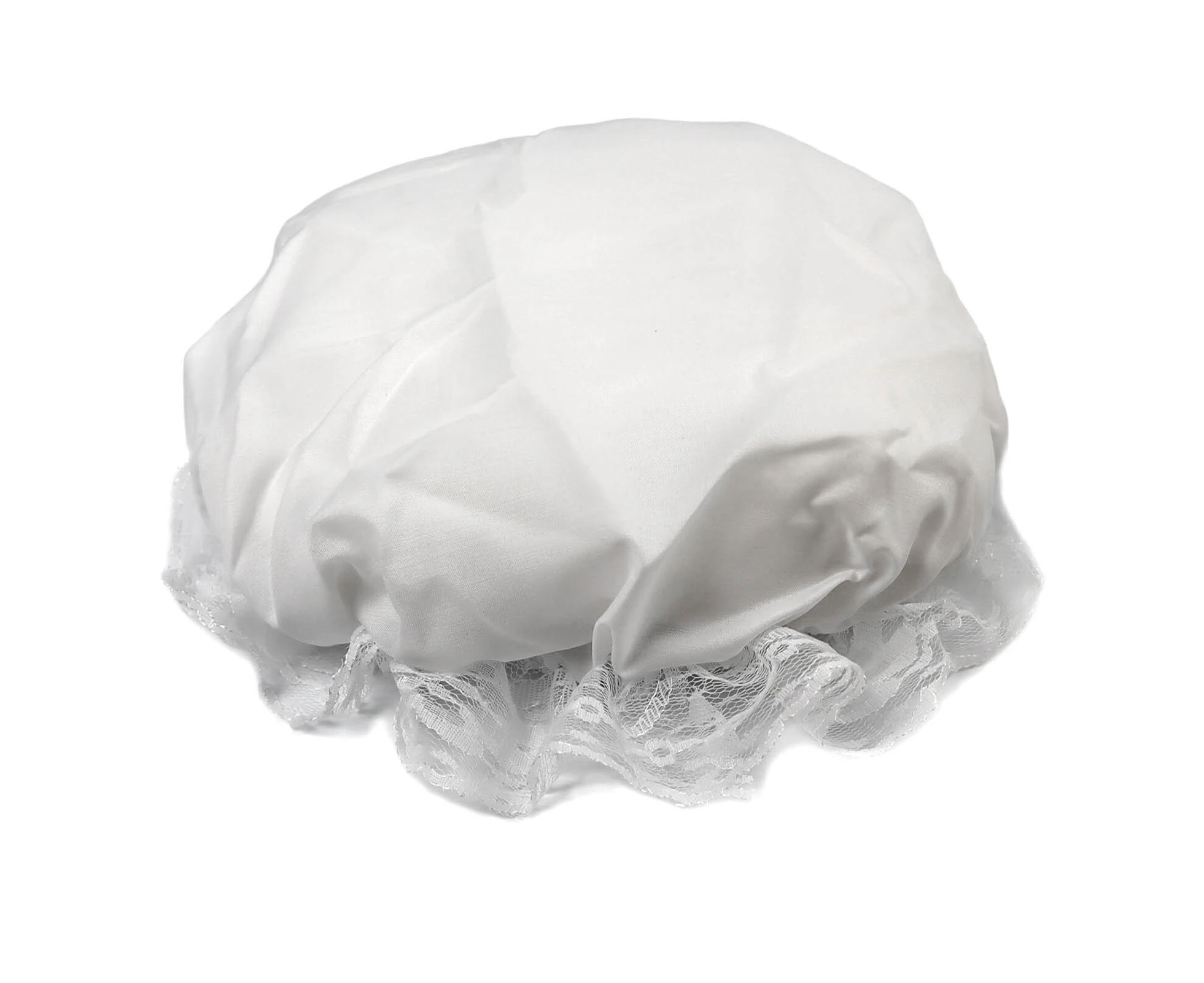 White Maid Mop Cap (Hat) Costume Accessory