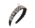 Dhrs Fashion Crystal Headbands Baroque Gemstone Hair Accessories Head Band Fashion Headwear Hairbands for Women