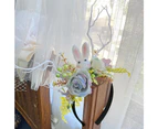Easter Bunny Flower Headband Decoration Cute Rabbit Headband Fairy Cosplay Wreath Crown Floral Wedding