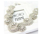 Elegent Luxury Handmade Crystal Rhinestone Jewelry Beads Bridal Wedding Evening Pageants Proms Headband Satin Ribbon Hiarband