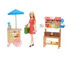 Barbie Sweet Orchard Farm Farmers Market Playset