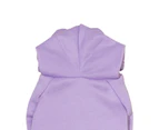 Pet Sweatshirt Bouncy Comfortable Soft Two-legged Keep Warm Dress Up Polyester Cartoon Style Pet Hoodie for Winter - Purple