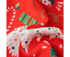 Pet T-shirt Washable Print Comfortable Durable Soft Dress Up Polyester Christmas Elements Dog Sweater for Winter - 7
