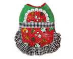Pet Clothes Soft Cute Comfortable Funny Fashionable Dress Up Polyester Xmas Maid Styling Pet Shirt for Labrador - Green