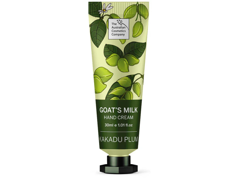 The Australian Cosmetics Company Goats Milk Hand Cream Kakadu Plum 30ml