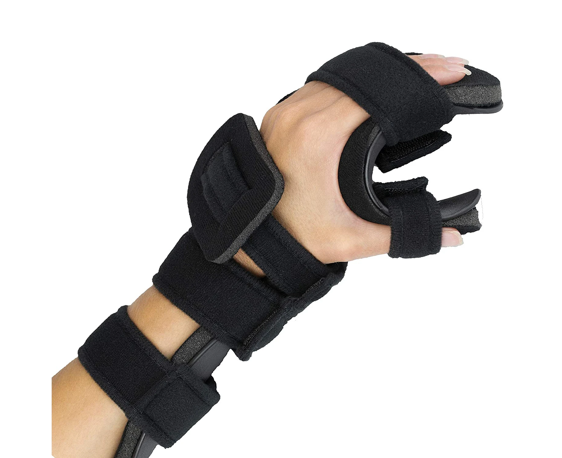 Stroke Hand Splint- Soft Resting Hand Splint for Flexion Contractures, Comfortably Stretch and Rest Hands