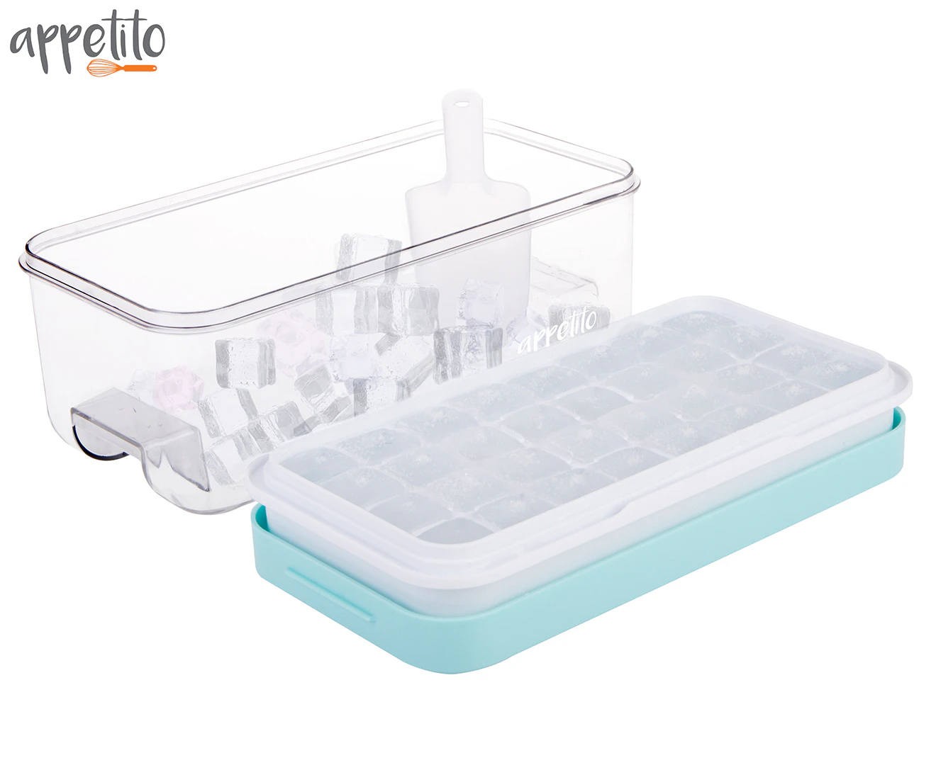 Appetito 32 Ice Cube Tray & Storage Box