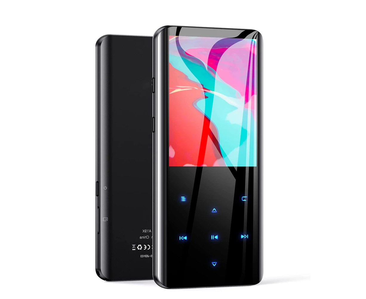 MP3 Player with Bluetooth, Touchscreen Mp3 Player with Speaker, Portable HiFi Sound Mp3 Music Player with Bluetooth