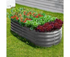 Livsip Garden Bed 160X80X42CM Galvanised Raised Steel Vegetable Planter