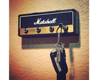 Styling Key Holder for Wall Guitar Keychain Hook Wall Mounting with 4 Guitar Plug Keyrings