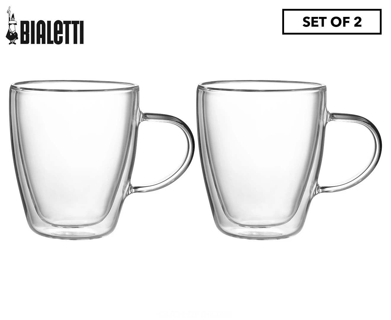 Bialetti Porcelain Double Walled Desk Mug