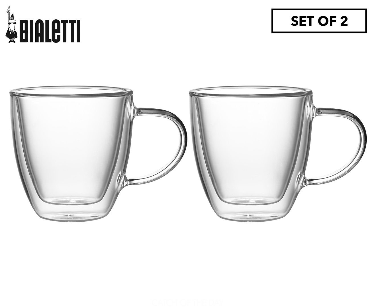 Glass coffee cup set - Bialetti