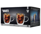 Set of 2 Bialetti 350mL Capri Double Walled Glasses