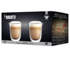 Set of 2 Bialetti 300mL Firenze Double Walled Glasses