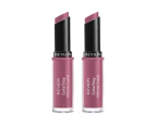 2 x Revlon ColorStay Ultimate Suede Lipstick 2.55g - 045 Supermodel