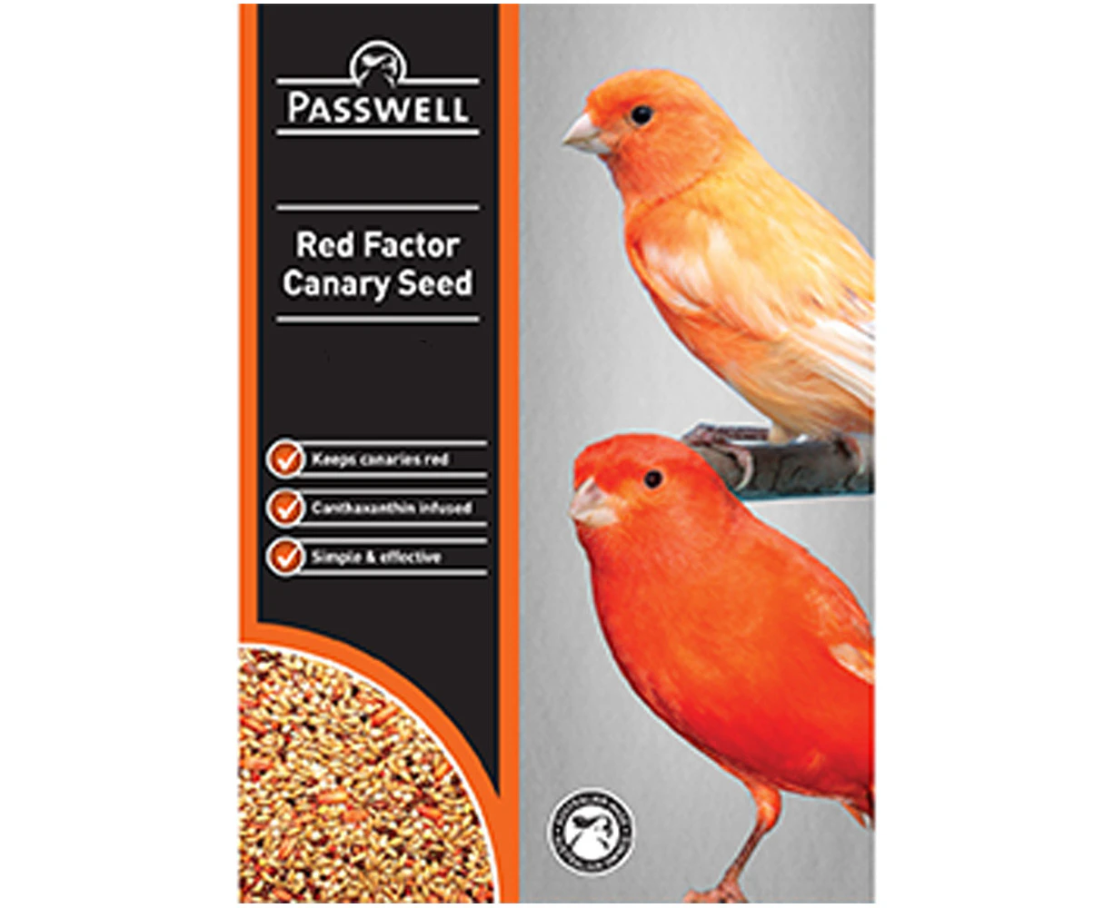 Passwell Red Factor Canary Seed With Canthaxanthin 5kg