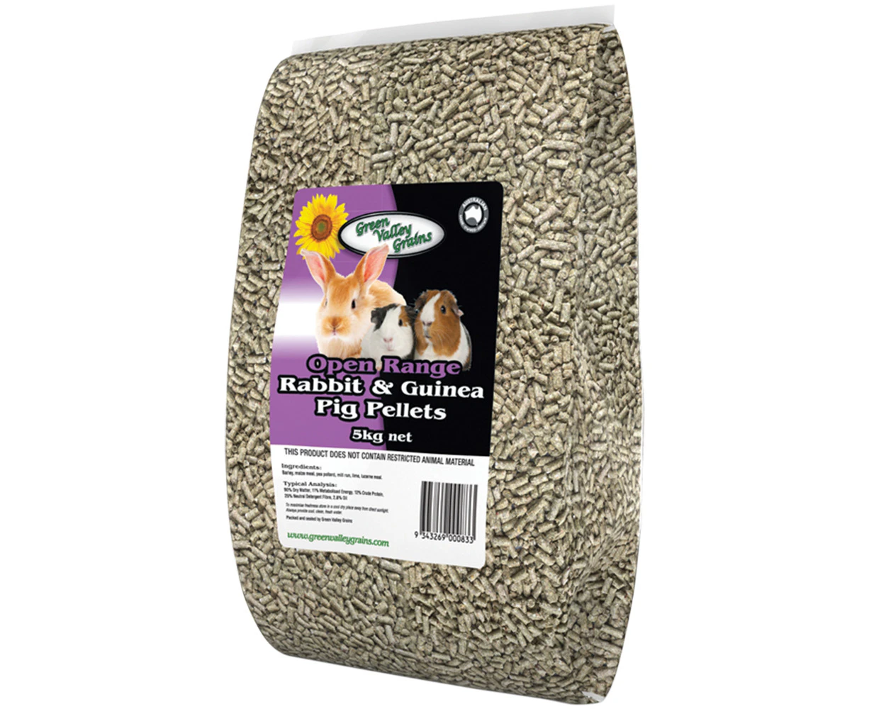 Green Valley Grain Rabbit & Guinea Pig Pellets 5kg