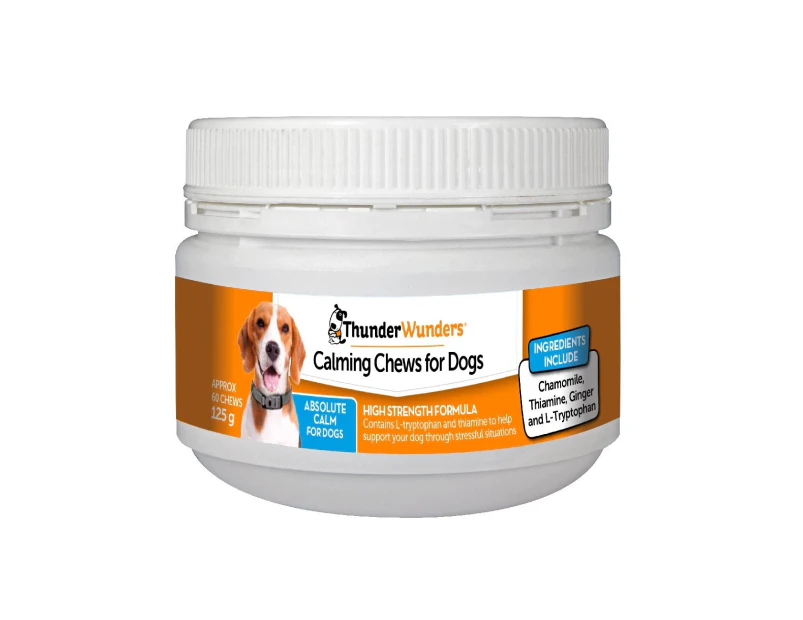 Thunderwunders Calming Chews for Stressed and Anxious Dogs 190g Value Pack