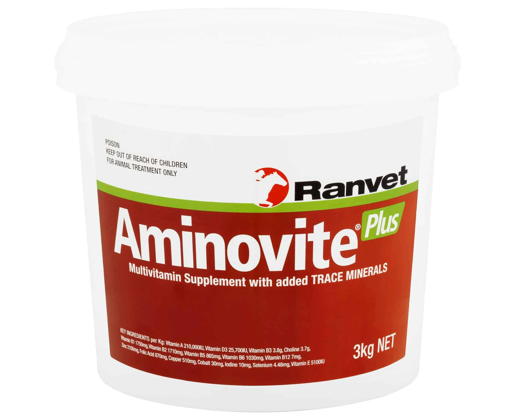 Ranvet Aminovite Plus Horses Multivitamin Supplement 3kg