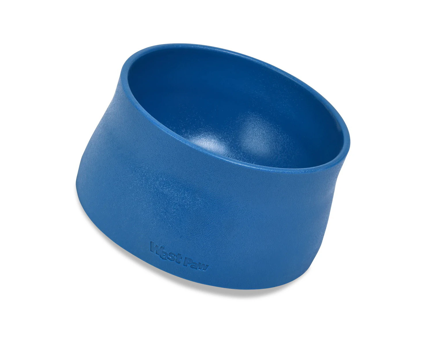 West Paw Seaflex Eco-Friendly No-Slip Dog Food Bowl - Marine Blue