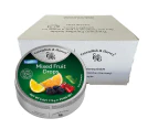 Cavendish and Harvey Sugar Free Mixed Fruit Drops 175g Tin Sweets Candy Lollies x 10