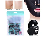 Bamboo Charcoal Fiber 100pcs Compressed Facial Face Mask Paper DIY Skin Care DIY Facial Mask