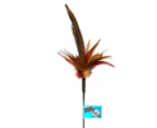 Go Cat Feather Cat Teaser Toy - Short Wild Thing Cat Wand Toy