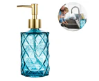 Glass hand sanitizer bottle 330ml press shampoo bottle