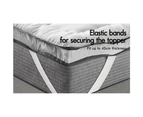 S.E. King Mattress Topper Pillowtop Luxury Bedding Mat Pad Cover 7cm