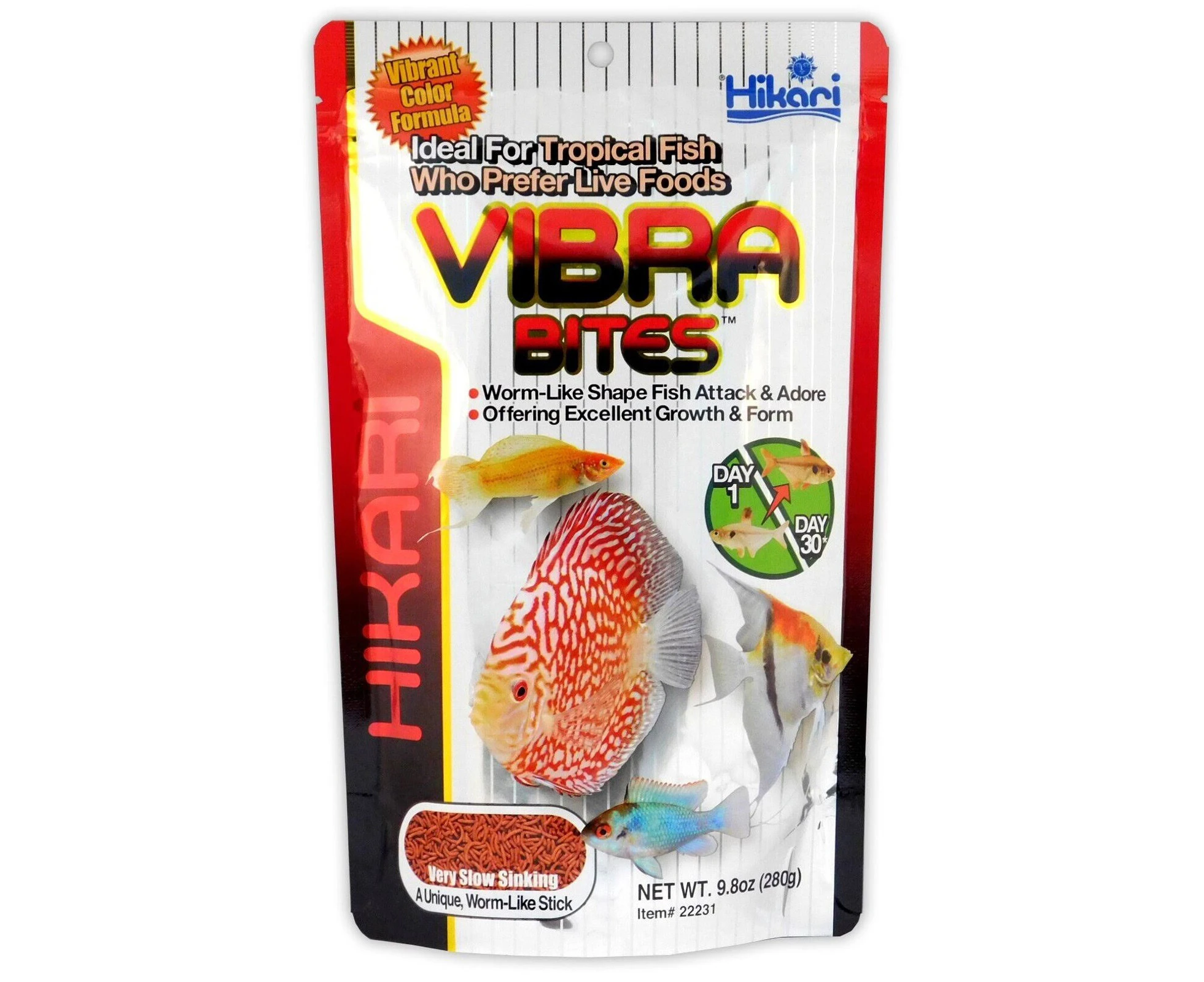 Hikari Vibra Bites 280g Ideal For Tropical Fish Who Prefer Live Foods