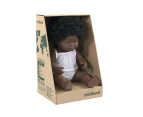 Miniland Doll African Girl Down Syndrome 38cm Boxed 31171