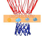 Upgraded Thickening Heavy Duty 21 Inches Standard Basketball Nets,Rain Proof Sunscreen For All-Weather Thick Nets