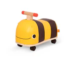 B. toys - Boom Buggy Wooden Bee Ride-On - Yellow