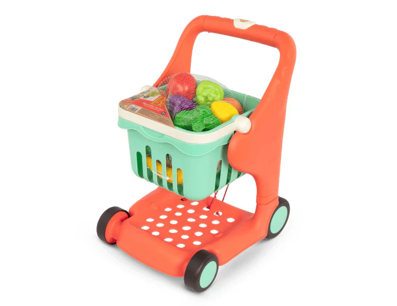 B. toys - Shop & Glow Toy Musical Shopping Cart - Multi