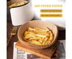 Air Fryer Disposable Paper Liner, 100PCS Non-stick Disposable Air Fryer Liners, Baking Paper for Air Fryer Oil-proof