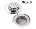 2 PCS Kitchen Sink Strainer Basket Stainless Steel Sink Drain Filter Kitchen Tools and Gadgets Sink Filter