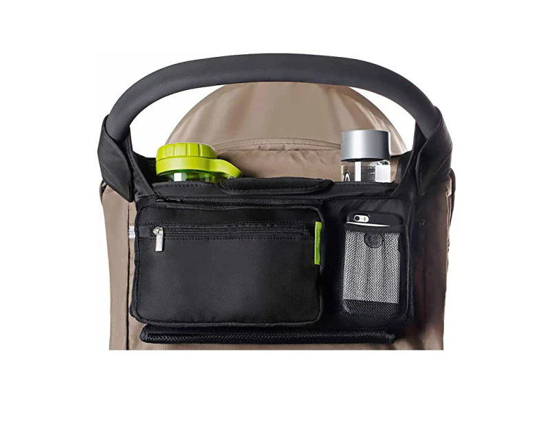 Universal Stroller Organizer with 2 Insulated Cup Holders,  Stroller Accessories, for Carrying Diaper
