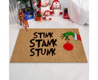 Christmas Grinch Hand Welcome Doormat Floor Mat Rug Christmas Home Decoration - Style 2