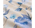Ardor Boudoir Peach Blossom Printed Microfibre Quilt Cover Set Queen