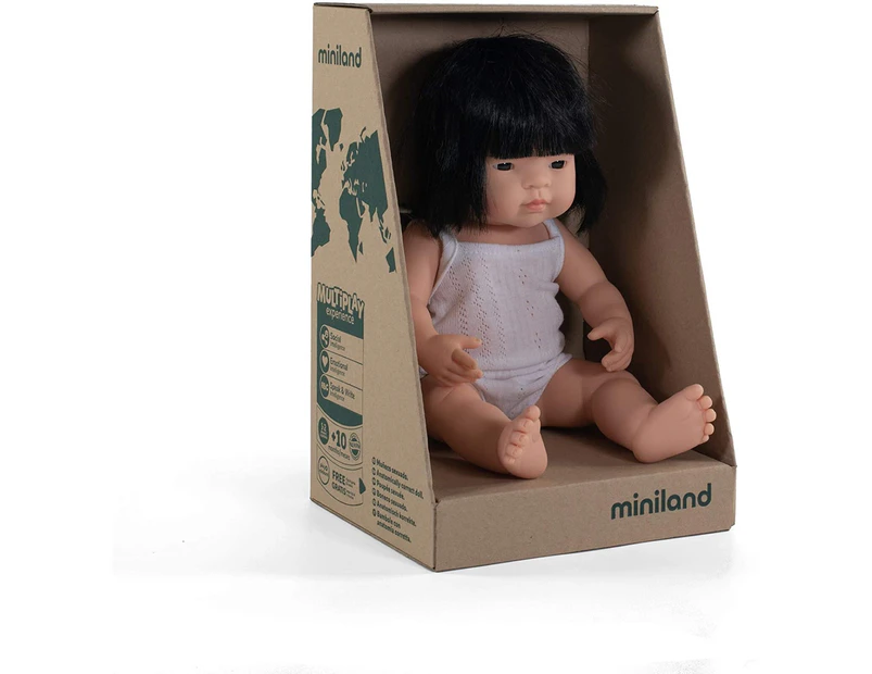 Miniland Doll Asian Girl 38cm Scented Boxed 31156
