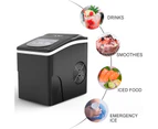 2.2L Portable Ice Maker Commercial Machine Making Ice Cube Bar Countertop Black