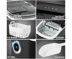 1.2L Portable Ice Maker Home Commercial Machine Making Ice Cube Bar Countertop Black