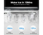 3 In1 Ice Makers 3L Hot/Cold Water Dispenser Machine Portable Countertop Bar Home