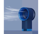 Portable Fan Mist Spray Air Circulation ABS Outdoor Activities Desk Fan for Home-Blue