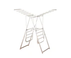 Clothes Airer  A Frame  All Aluminum  Clothesline 2 Tier 28 Rails - 20m