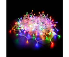 Christmas Fairy Lights 500 LED 8 Functions Indoor/Outdoor Decorations 35m Long - Multi, Clear