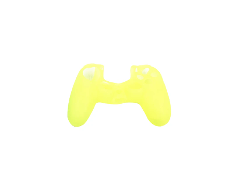 Game Console Cover Non Slip Joystick Silicone Protective Case for PlayStation 5 - Yellow